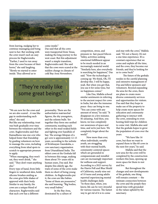 Article by Anoushka Dugar